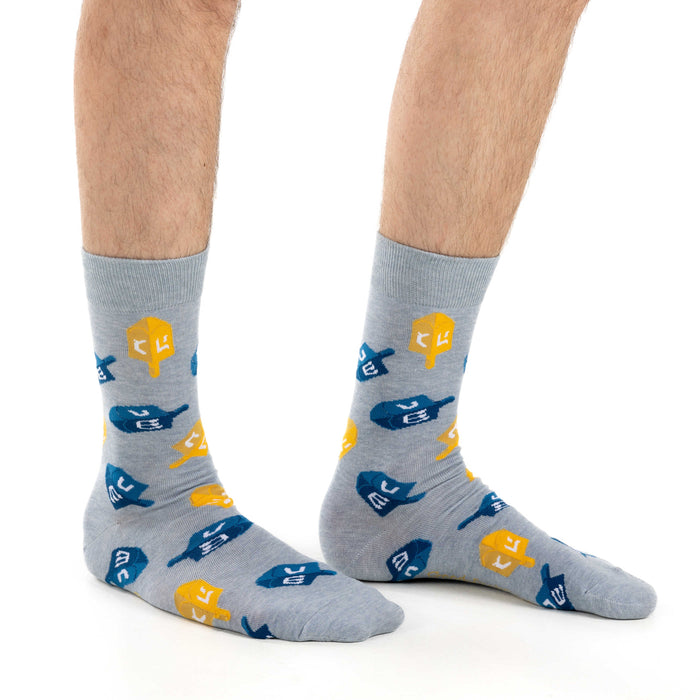 Men's Hanukkah Dreidel Socks
