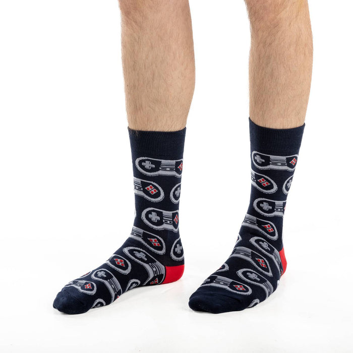 Men's Big & Tall Video Game Controller Socks