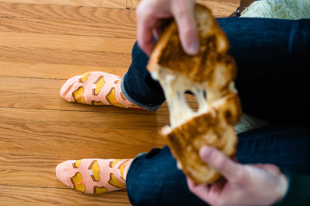 Men's Grilled Cheese Socks