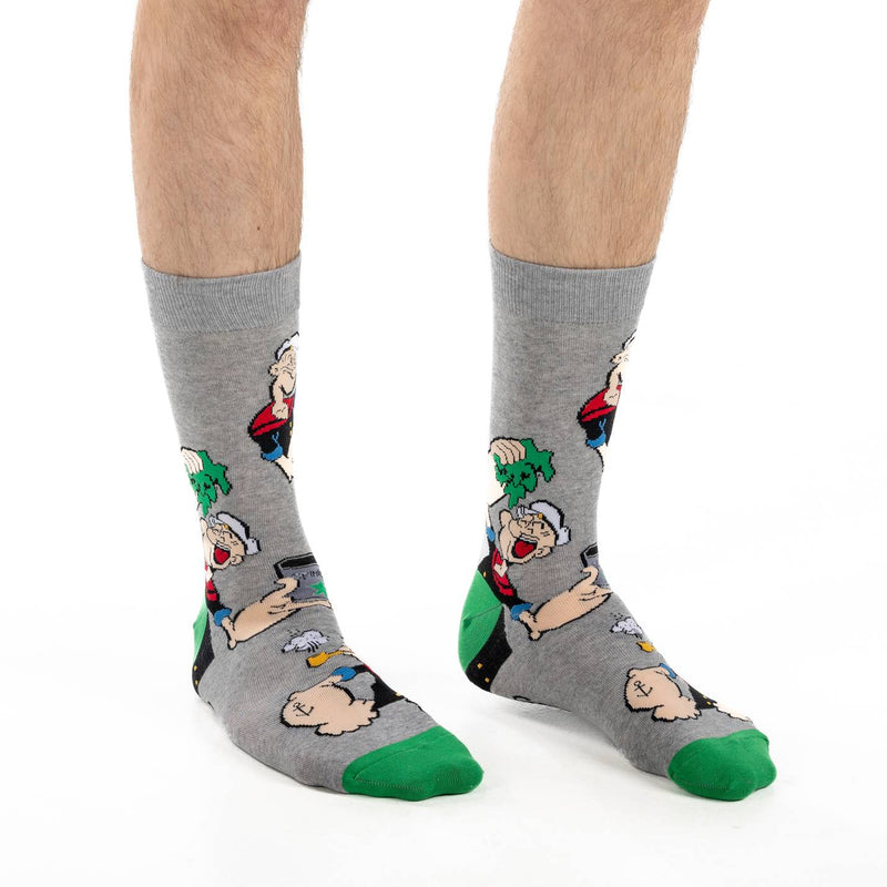 Men's Big & Tall Popeye, Flexing Socks