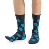 Men's Rick and Morty, Mr. Meeseeks Facial Expressions Socks