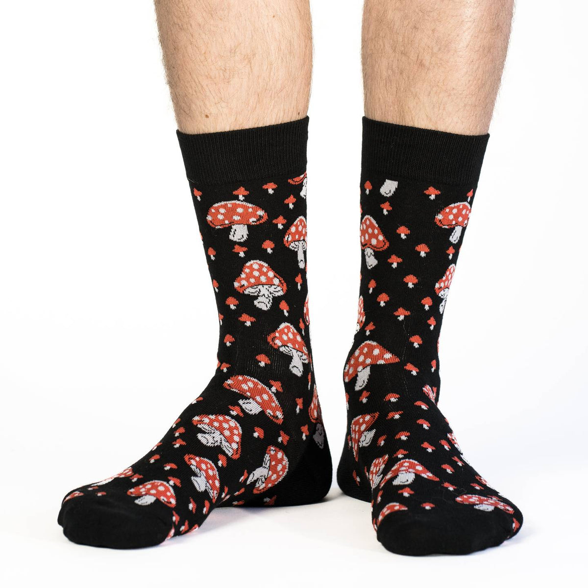 Men's Big & Tall Amanita Mushrooms Socks