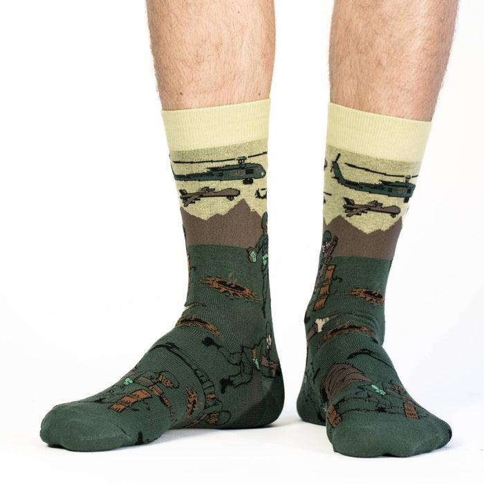 Men's Soldiers in Battle Socks