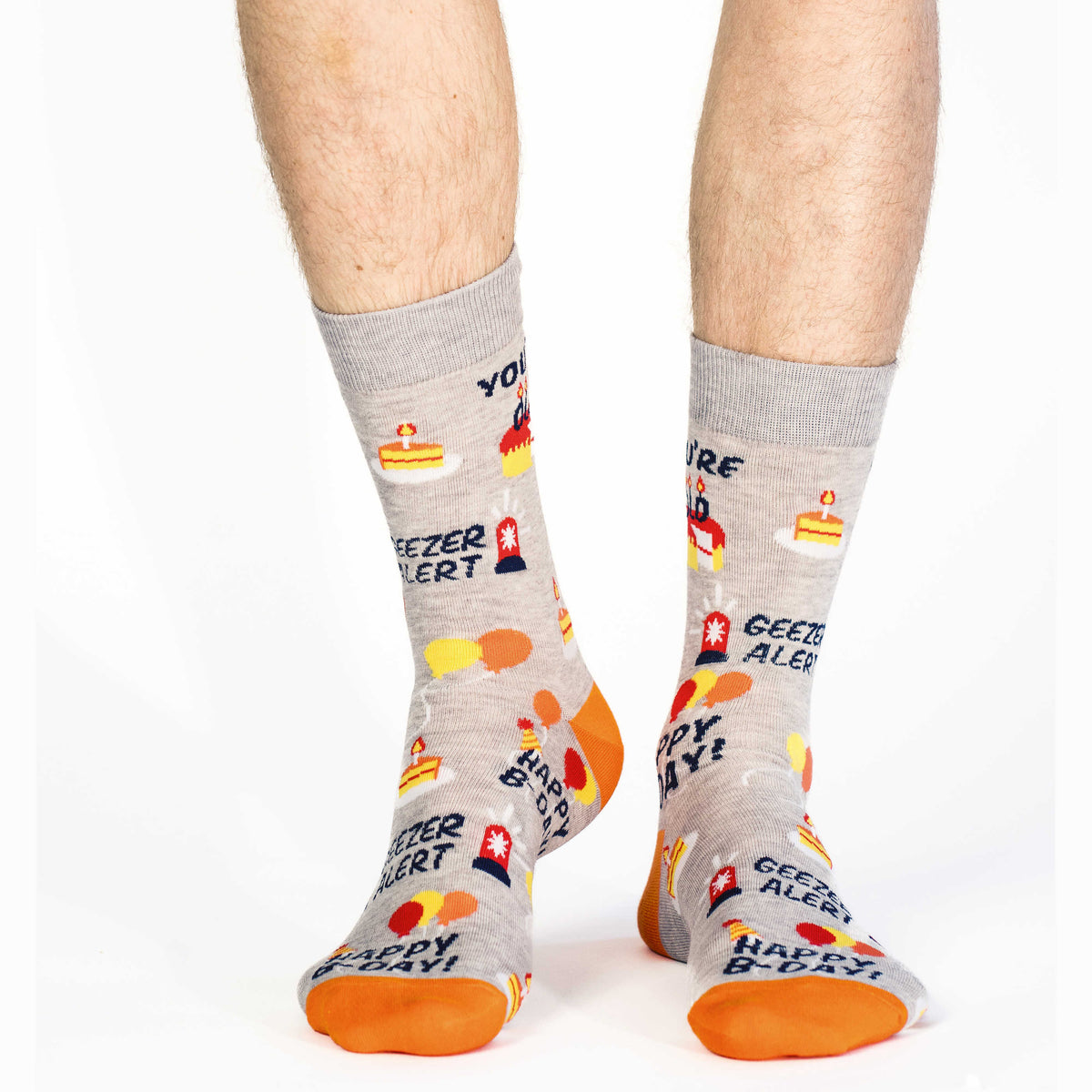 Men's Happy Birthday Geezer Socks