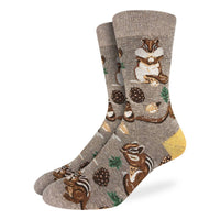 Men's Big & Tall Chipmunks Socks