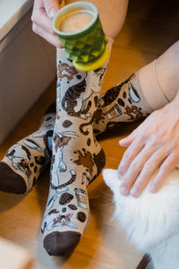 Men's Coffee Cat Socks