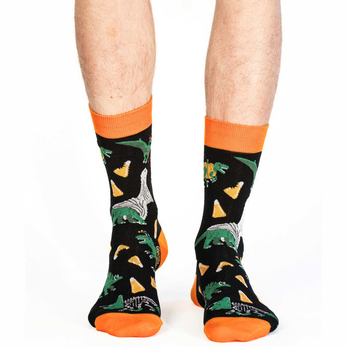 Men's Halloween Dinosaurs Socks