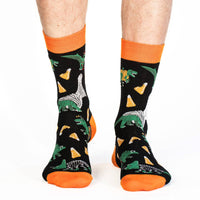 Men's Halloween Dinosaurs Socks