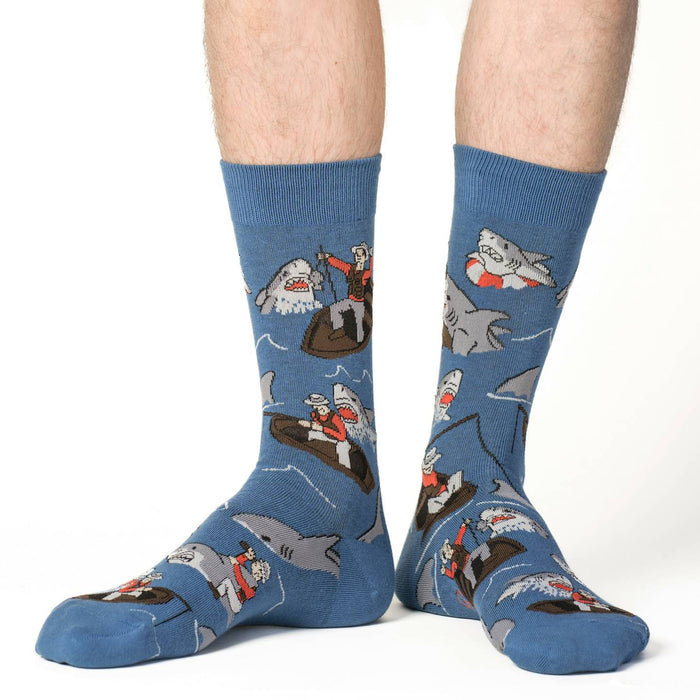 Men's Sharks vs. Fishermen Socks