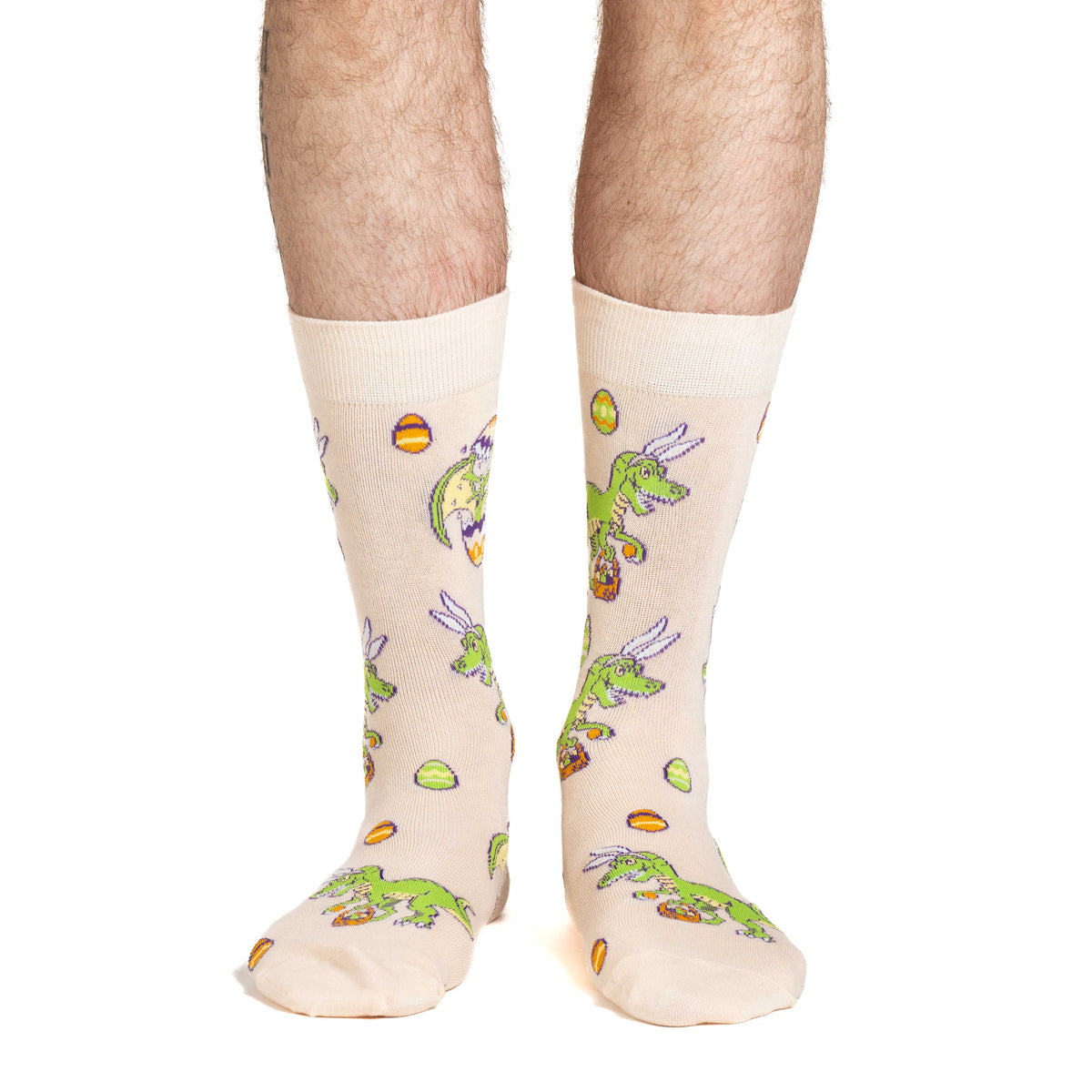 Men's Easter Dinosaur Socks
