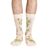 Men's Easter Dinosaur Socks