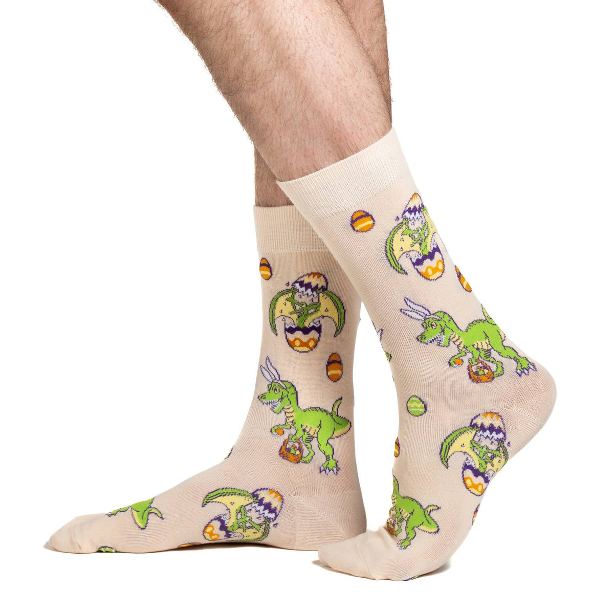 Men's Easter Dinosaur Socks