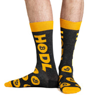 Men's Bitcoin HODL Socks