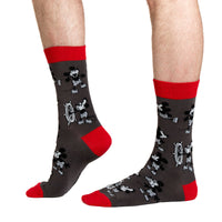 Men's Big & Tall Steamboat Willie Socks