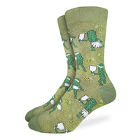 Men's Pickles Playing Pickleball Socks