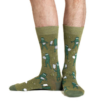 Men's Big & Tall Pickles Playing Pickleball Socks