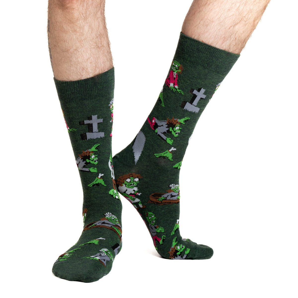 Men's Zombie Graveyard Socks