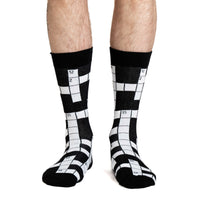 Men's Crossword Puzzle Socks