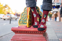 Men's Lucky Waving Cat Socks
