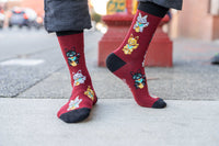 Men's Lucky Waving Cat Socks