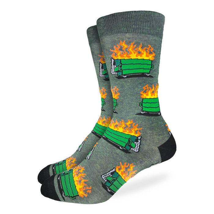 Men's Dumpster Fire Socks