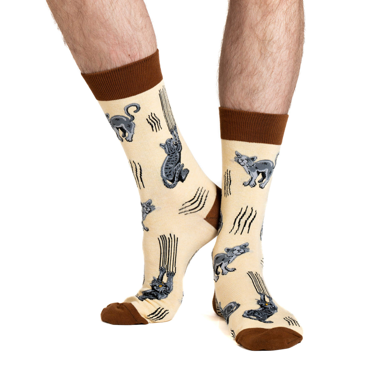 Men's Scratchy Cats Socks