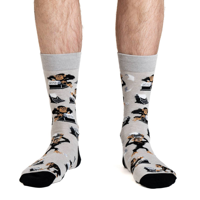 Men's Chimps and Typewriters Socks