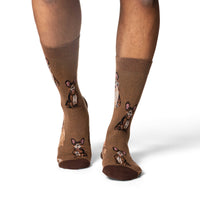 Men's Smiling French Bulldogs Socks