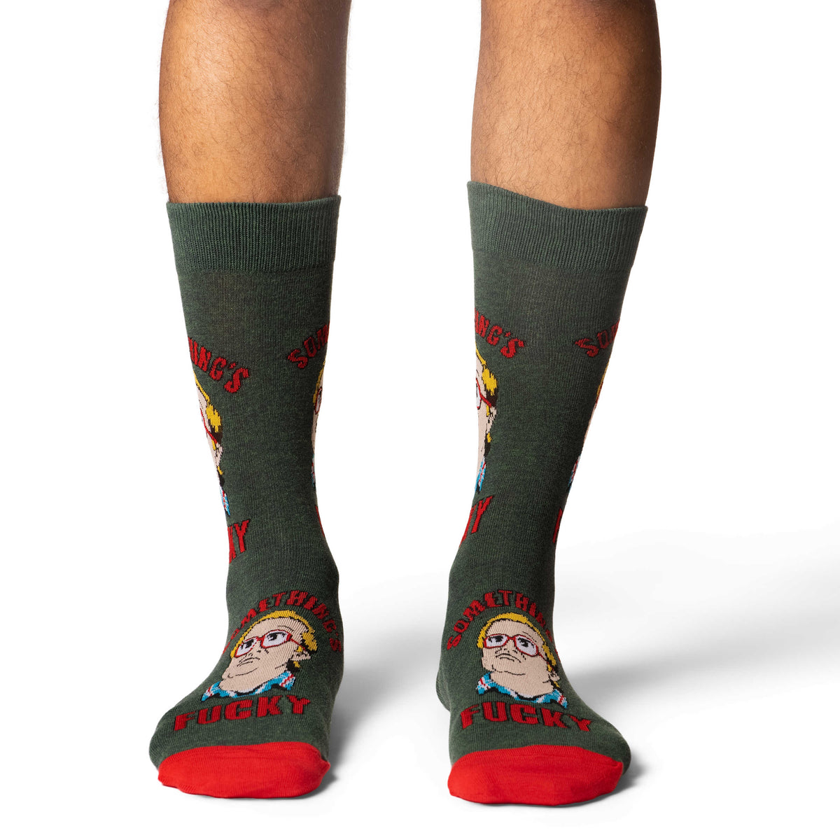 Men's Big & Tall Trailer Park Boys, Bubbles Something's Fucky Socks