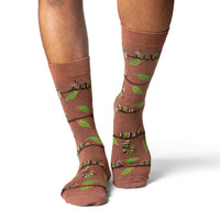 Men's Monarch Caterpillar Socks