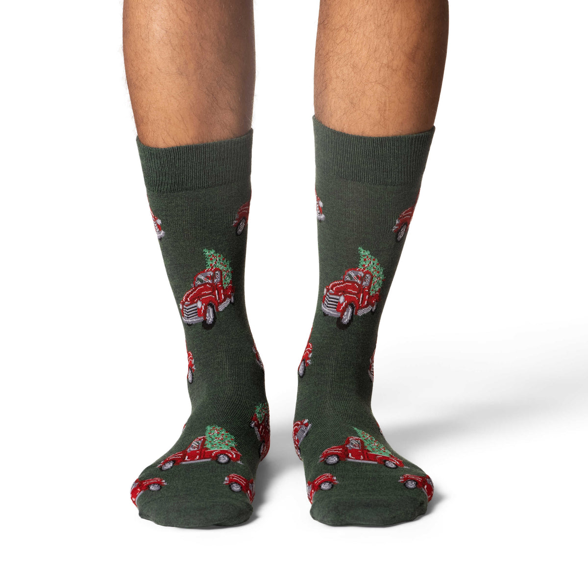 Men's Christmas Trucks Socks