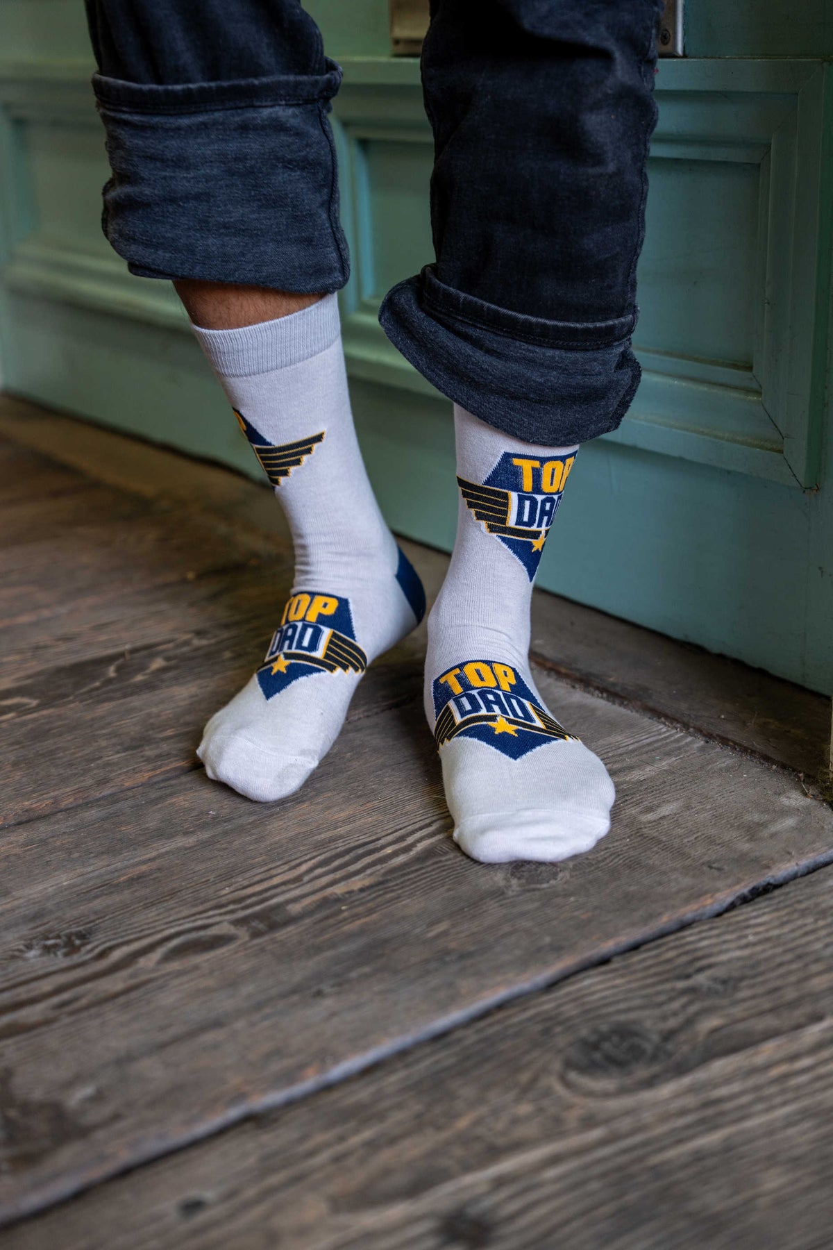 Men's Big & Tall Top Dad Socks