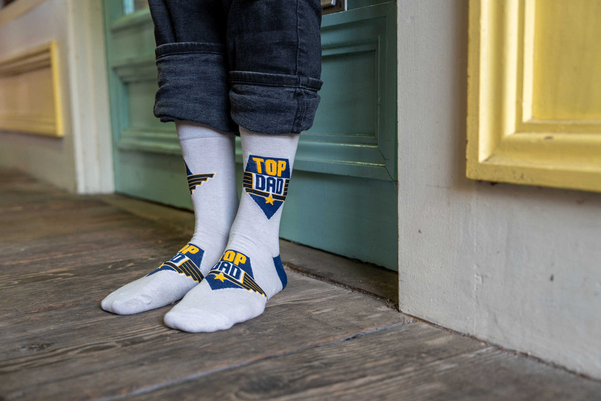 Men's Big & Tall Top Dad Socks