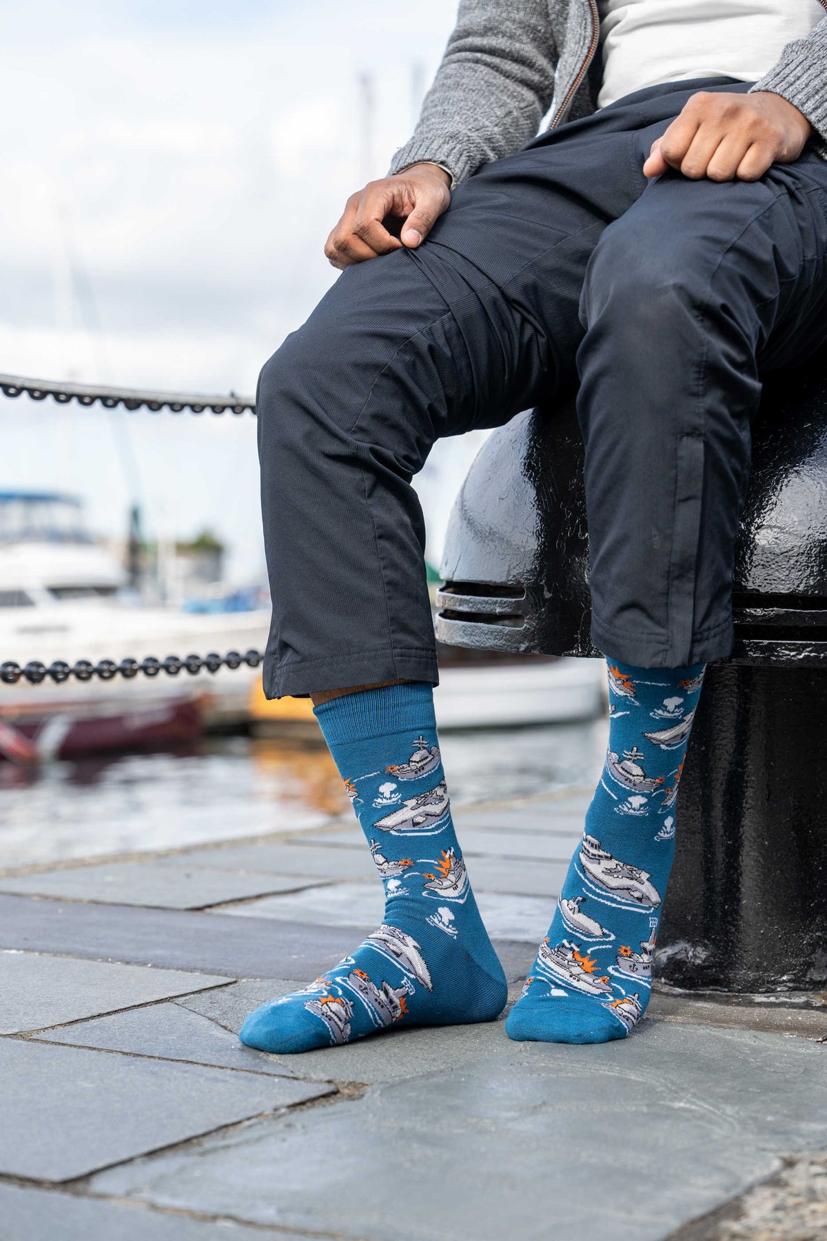 Men's Battleships Socks