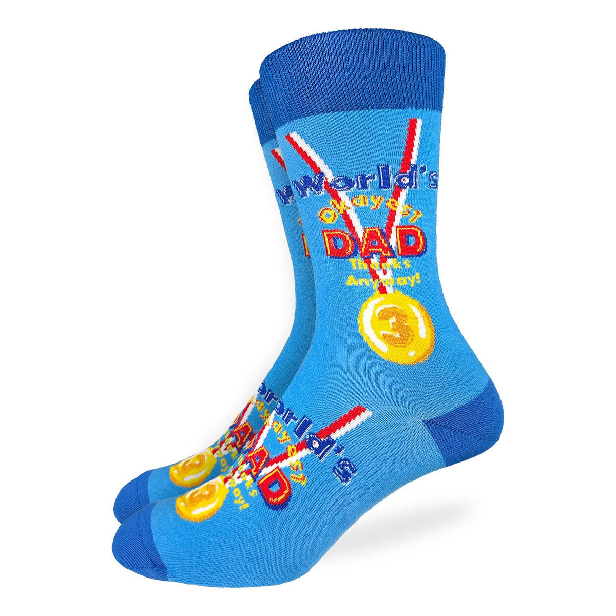 Men's World's Okayest Dad Socks