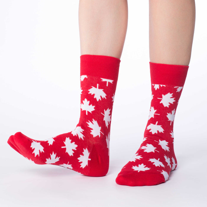 Women's Canada Maple Leaf Socks