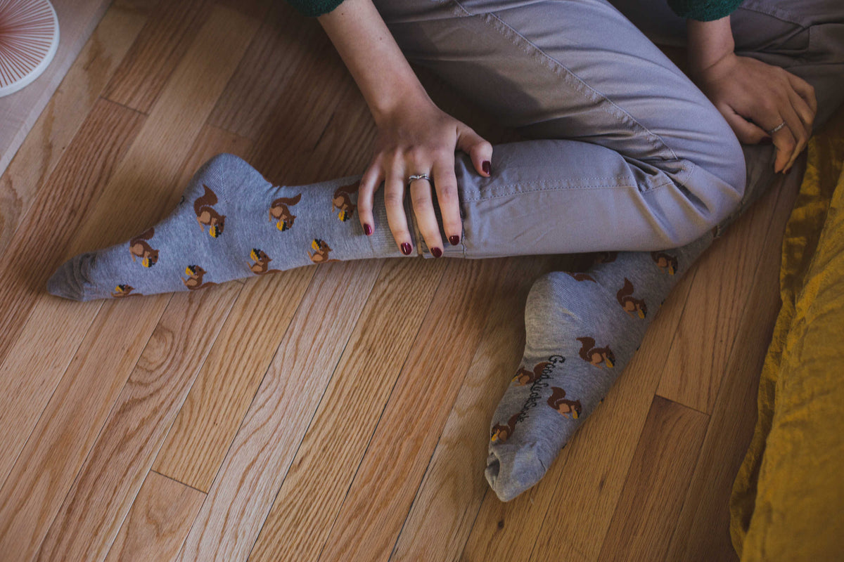 Women's Squirrel Socks