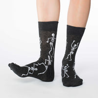 Women's Dancing Halloween Skeleton Socks