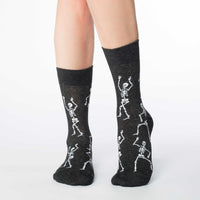 Women's Dancing Halloween Skeleton Socks