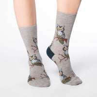 Women's Perching Owls Socks