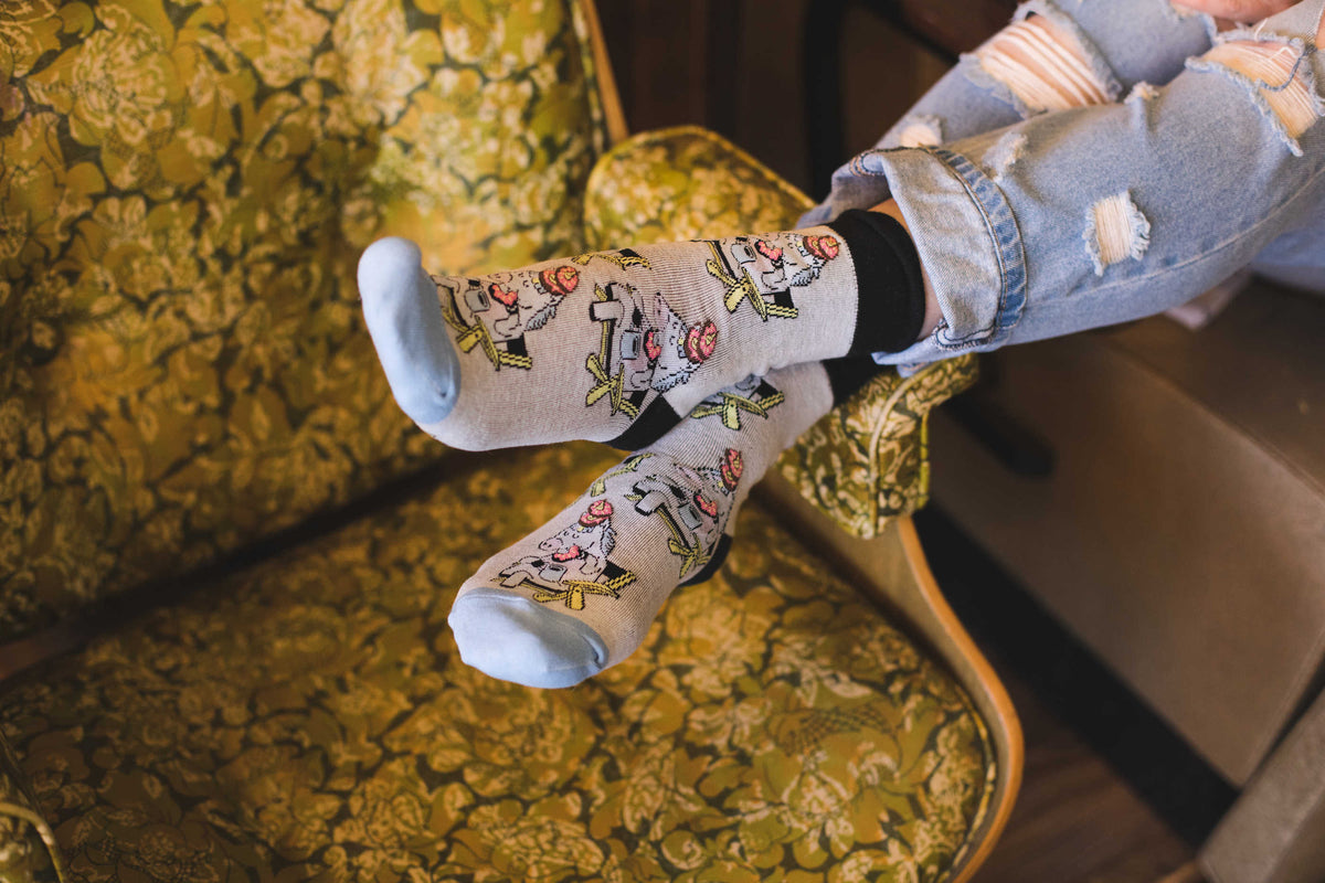 Women's Donut Eating Unicorn Socks