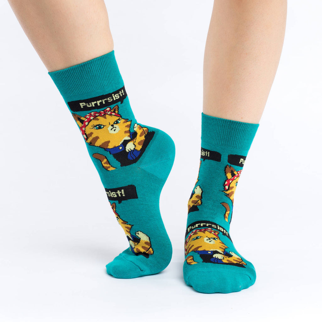 Women's Purrsist Cat Socks