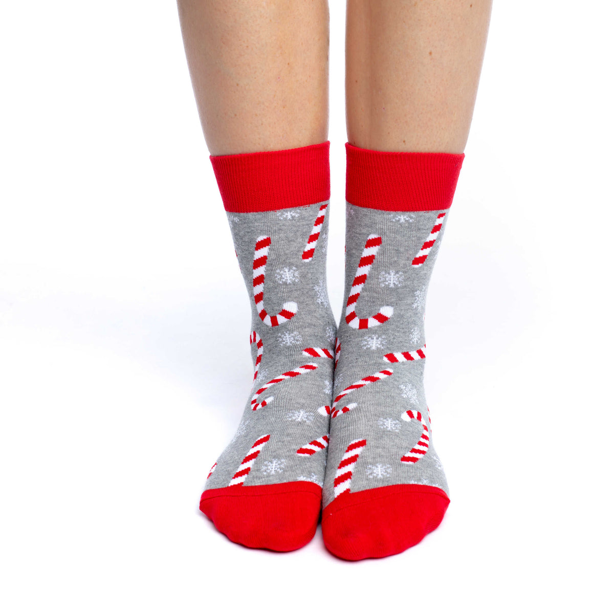 Women's Candy Cane Christmas Socks