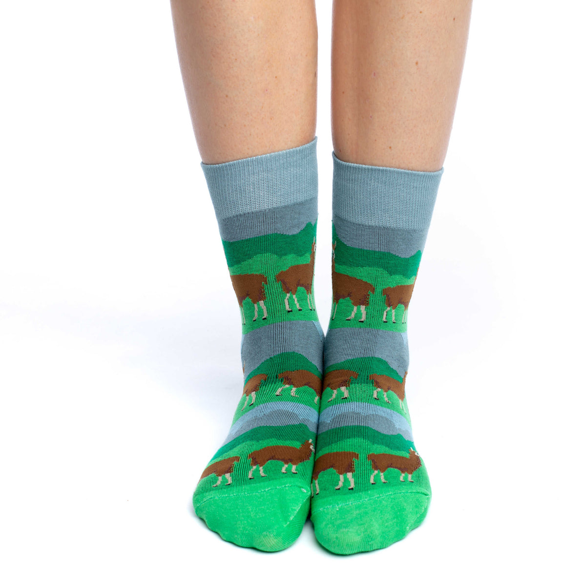 Women's Prairie Llama Socks