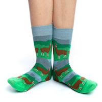 Women's Prairie Llama Socks