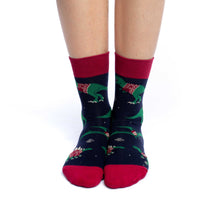 Women's Christmas Sweater Dinosaur Socks