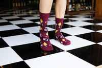 Women's Wine & Cheese Socks