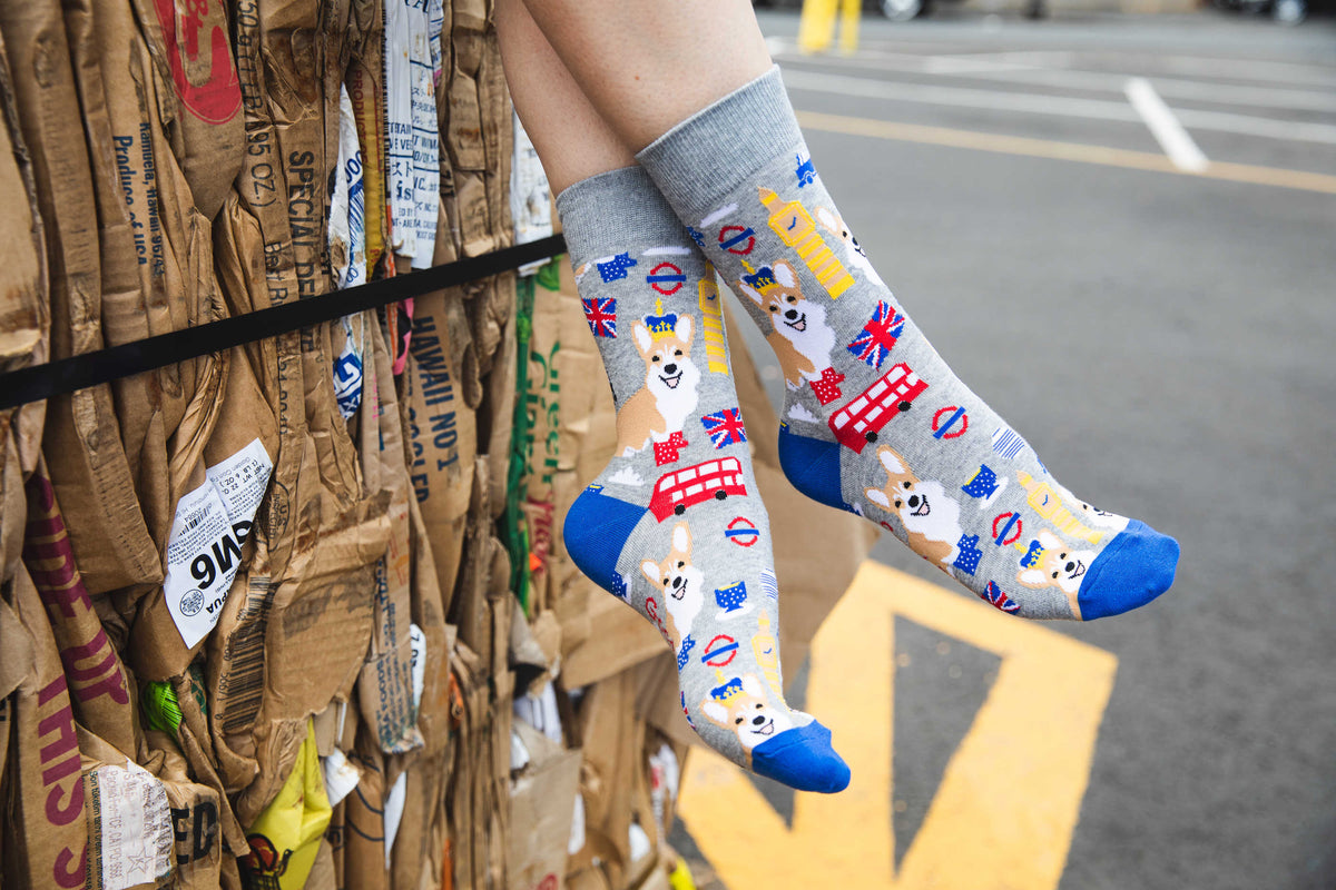 Women's Corgis in London Socks