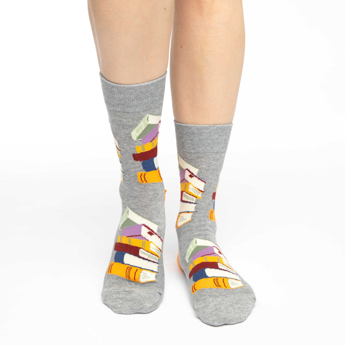 Women's Stack of Books Socks