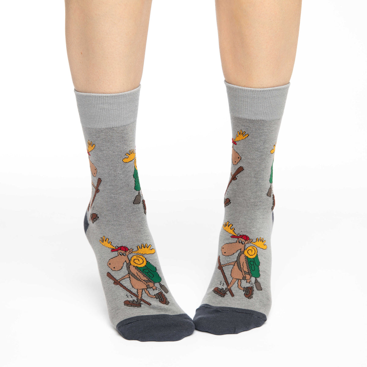 Women's Hiking Moose Socks
